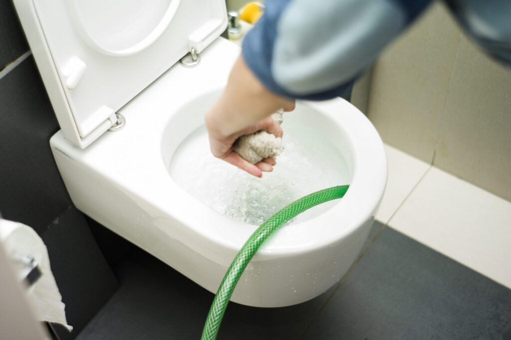 toilet overflow